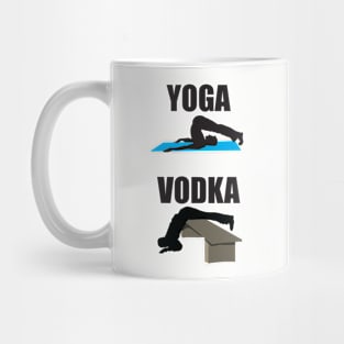 Yoga vs Vodka Mug